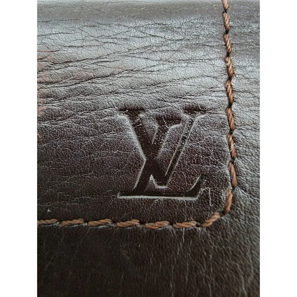 Louis Vuitton LV Brown Leather Utah 6 Key holder - Picture 7 of 12